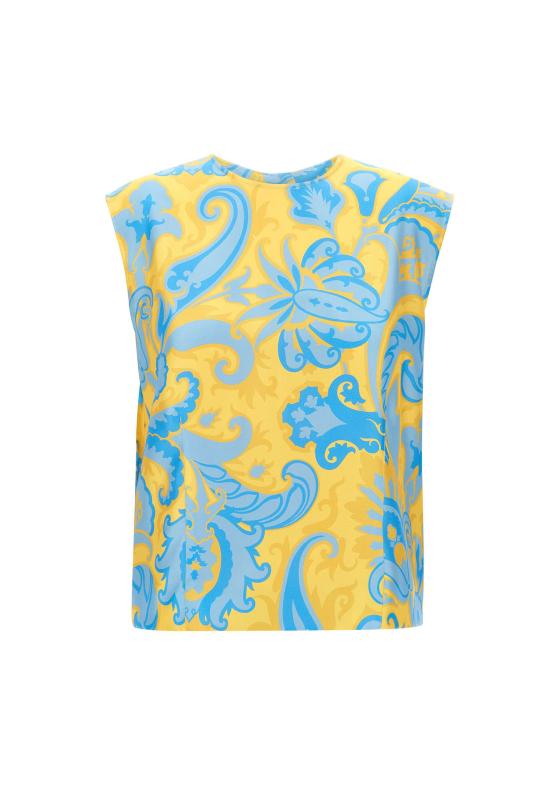 25SS 에트로 민소매 티셔츠 WRJA0086 99SA1G6X0841 Yellow