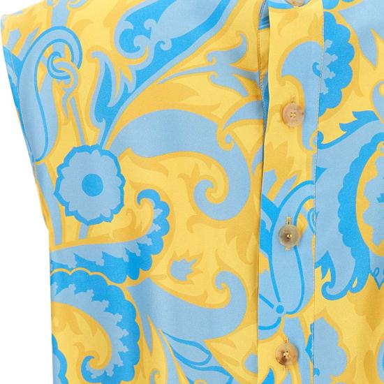 25SS 에트로 민소매 티셔츠 WRJA0086 99SA1G6X0841 Yellow - ETRO