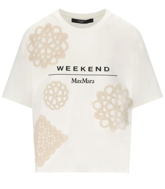 25SS 위켄드막스마라 반팔 티셔츠 2515941052600 003 S White