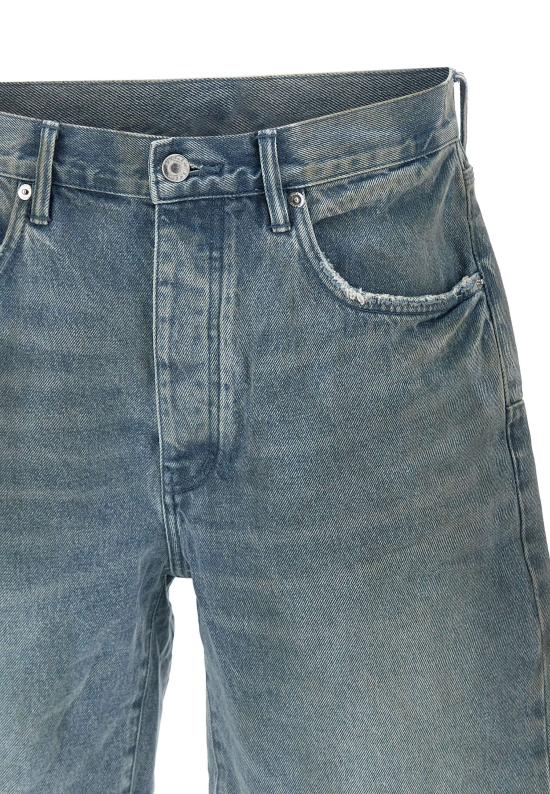 25SS 퍼플 브랜드 데님 숏팬츠 P059FSMI225 MIDINDIGO Blue - PURPLE BRAND