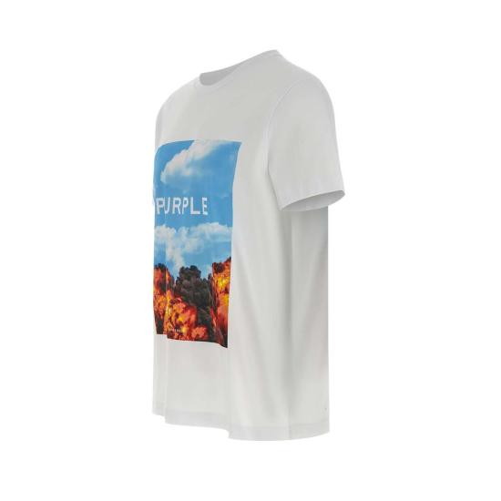 25SS 퍼플 브랜드 반팔 티셔츠 P109CWAB225 WHITE White - PURPLE BRAND
