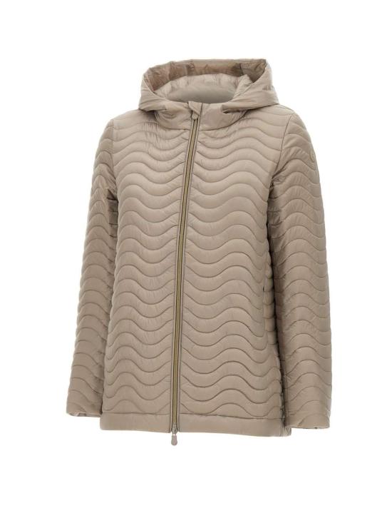 25SS 세이브더덕 패딩 D42200W IRIS2010010 Beige - SAVE THE DUCK