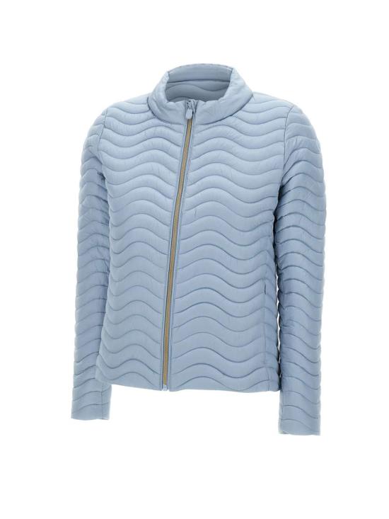 25SS 세이브더덕 숏패딩 D32199W IRIS2090011 Blue - SAVE THE DUCK