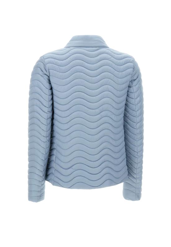 25SS 세이브더덕 숏패딩 D32199W IRIS2090011 Blue - SAVE THE DUCK