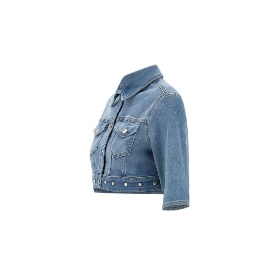 25SS 리우조 데님 자켓 UA5077D4615 78757 Blue - LIU JO