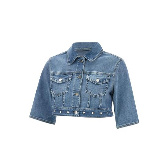 25SS 리우조 데님 자켓 UA5077D4615 78757 Blue - LIU JO