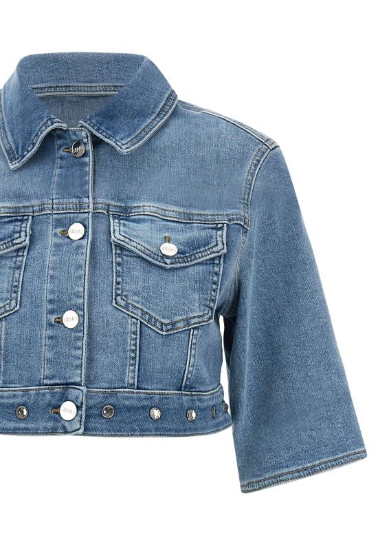 25SS 리우조 데님 자켓 UA5077D4615 78757 Blue - LIU JO