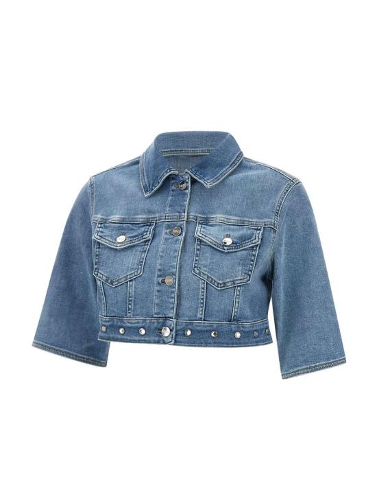 25SS 리우조 데님 자켓 UA5077D4615 78757 Blue - LIU JO