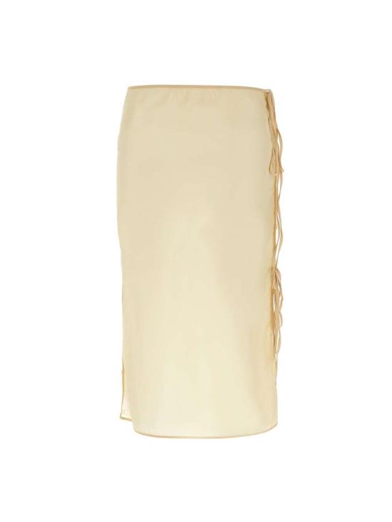 25SS 로우클래식 미디 스커트 LW251SK07BK 0269 Beige - LOW CLASSIC