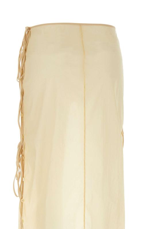 25SS 로우클래식 미디 스커트 LW251SK07BK 0269 Beige - LOW CLASSIC