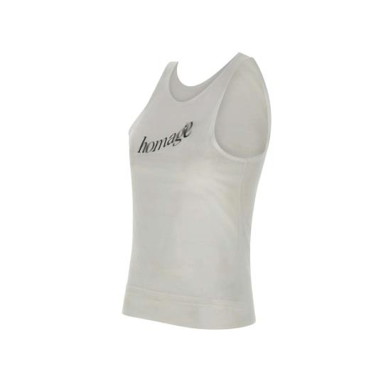 25SS 로우클래식 민소매 티셔츠 LW251TS05WH 0053 White - LOW CLASSIC