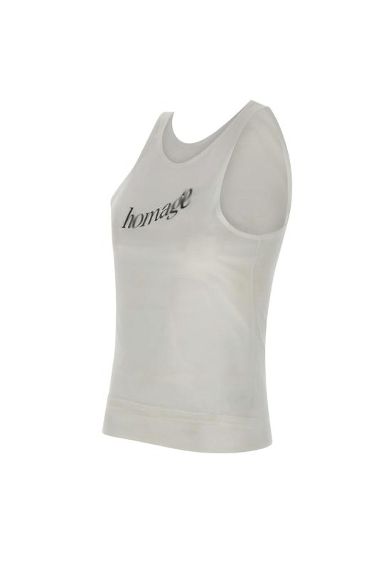 25SS 로우클래식 민소매 티셔츠 LW251TS05WH 0053 White - LOW CLASSIC