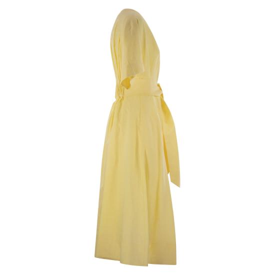 25SS 위켄드막스마라 미디 원피스 2515221033600 YELLOW - WEEKEND MAX MARA