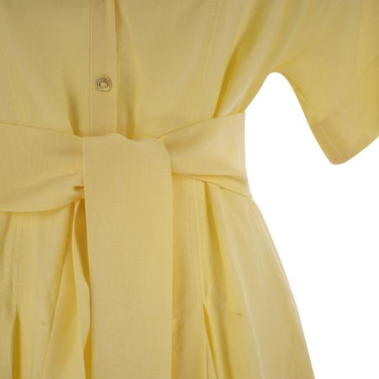 25SS 위켄드막스마라 미디 원피스 2515221033600 YELLOW - WEEKEND MAX MARA