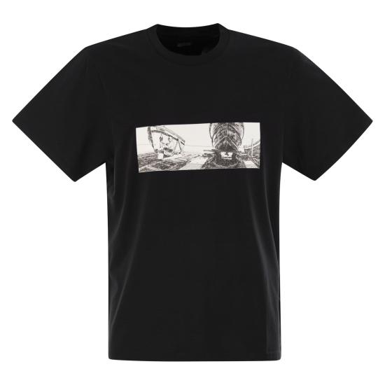 25SS 씨피 컴퍼니 반팔 티셔츠 18CMTS319A BLACK