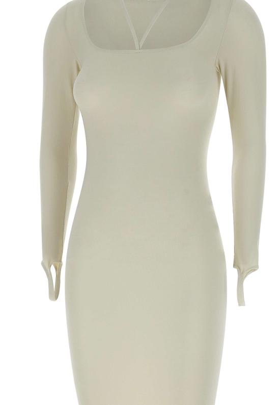 25SS 안드레아 아다모 숏 원피스 PS25191300 000 White - ANDREA ADAMO