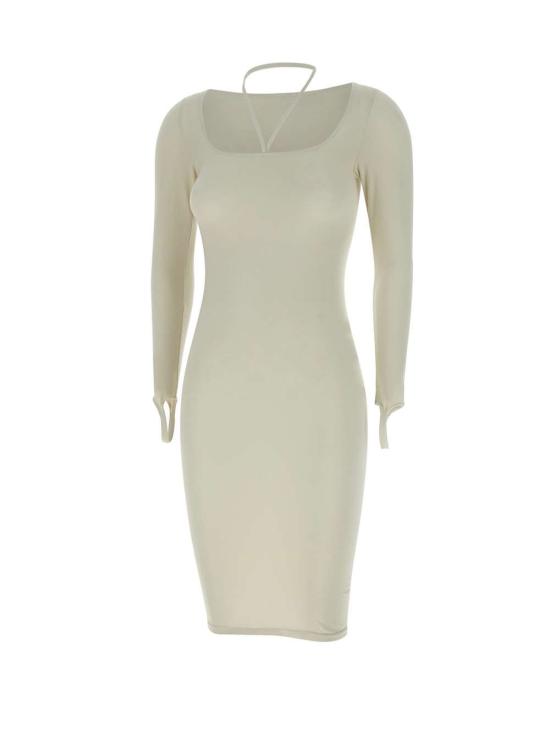 25SS 안드레아 아다모 숏 원피스 PS25191300 000 White - ANDREA ADAMO