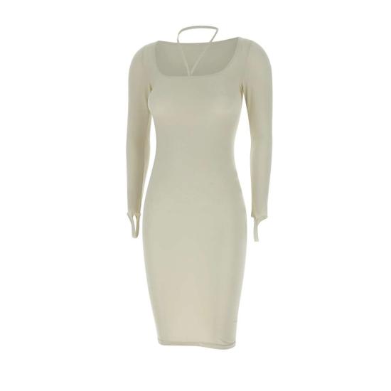 25SS 안드레아 아다모 숏 원피스 PS25191300 000 White - ANDREA ADAMO