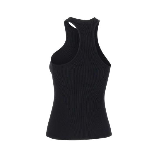 25SS 안드레아 아다모 민소매 티셔츠 PS25441200 004 Black - ANDREA ADAMO