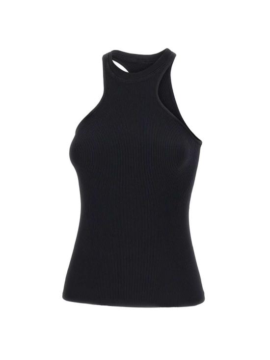 25SS 안드레아 아다모 민소매 티셔츠 PS25441200 004 Black - ANDREA ADAMO