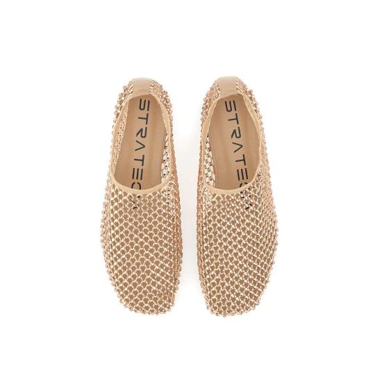 25SS 스트레티지아 플랫 슈즈 R11DOLLY SAND Pink - STRATEGIA