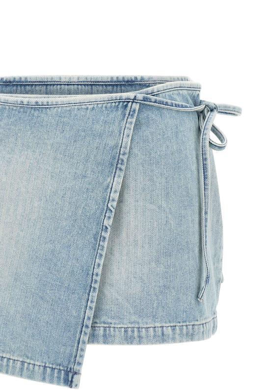 25SS 디젤 데님 스커트 A17110 09L6001 Blue - DIESEL