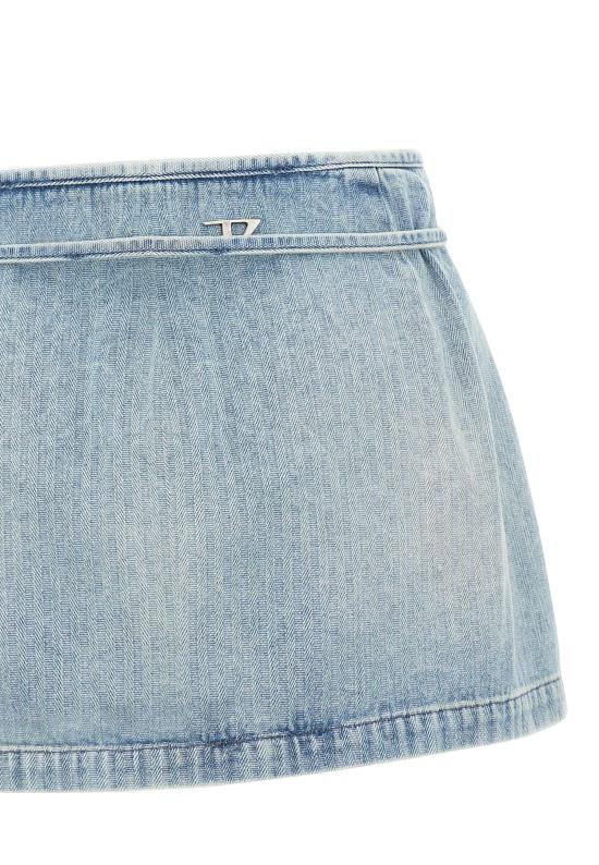 25SS 디젤 데님 스커트 A17110 09L6001 Blue - DIESEL