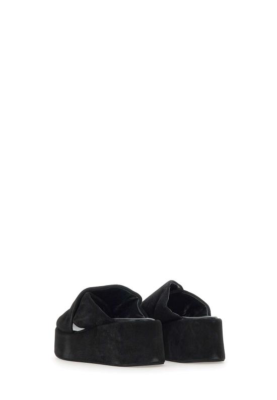 25SS 스트레티지아 뮬/슬리퍼 A5854LOLIE NERO Black - STRATEGIA