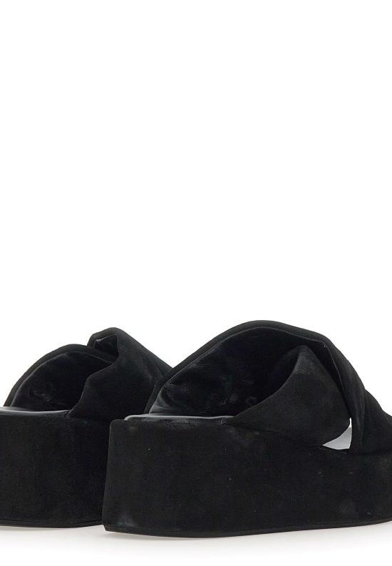 25SS 스트레티지아 뮬/슬리퍼 A5854LOLIE NERO Black - STRATEGIA