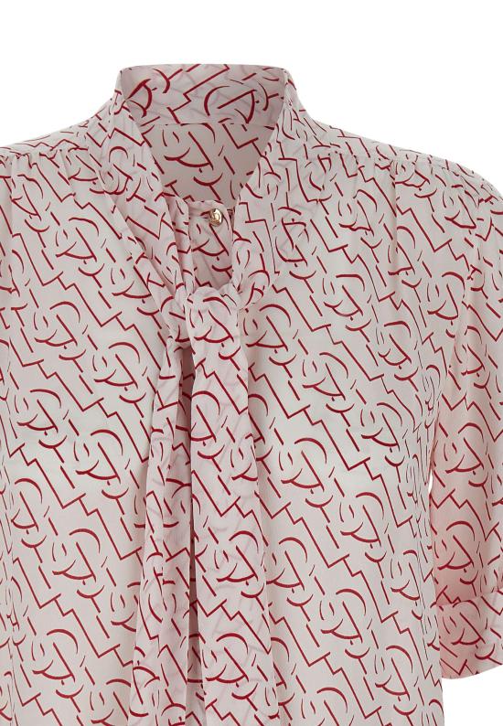 25SS 리우조 블라우스 CA5216T5853 B1187 White - LIU JO