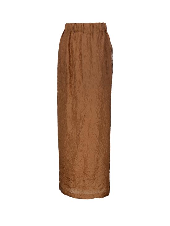 25SS 막스마라 롱 스커트 2511101293600 002 MARRONE BRONZO - MAX MARA