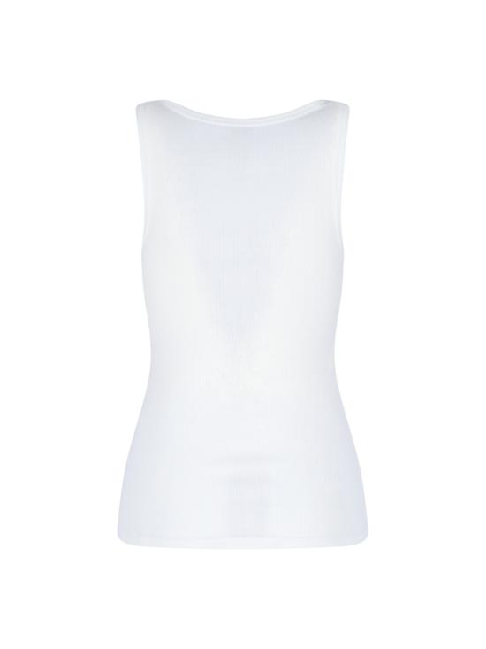 25SS 파투 민소매 티셔츠 JE1499971 001W White - PATOU