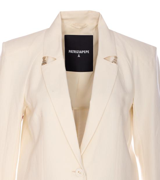 25SS 파트리지아페페 수트 자켓 2S1524 A052B823 White - PATRIZIA PEPE