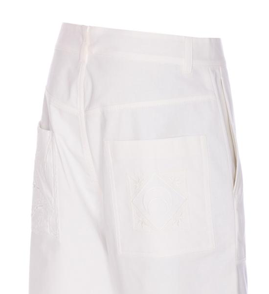 25SS 마린세르 스트레이트 팬츠 UPA056A WH10 White - MARINE SERRE