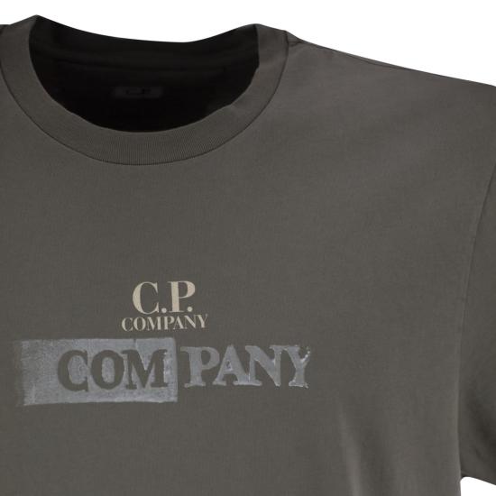 25SS 씨피 컴퍼니 반팔 티셔츠 18CMTS307A GREY - C.P. COMPANY