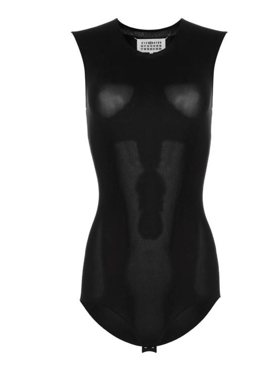  마르지엘라 바디수트 티셔츠 S51NA0065S20518900 Black