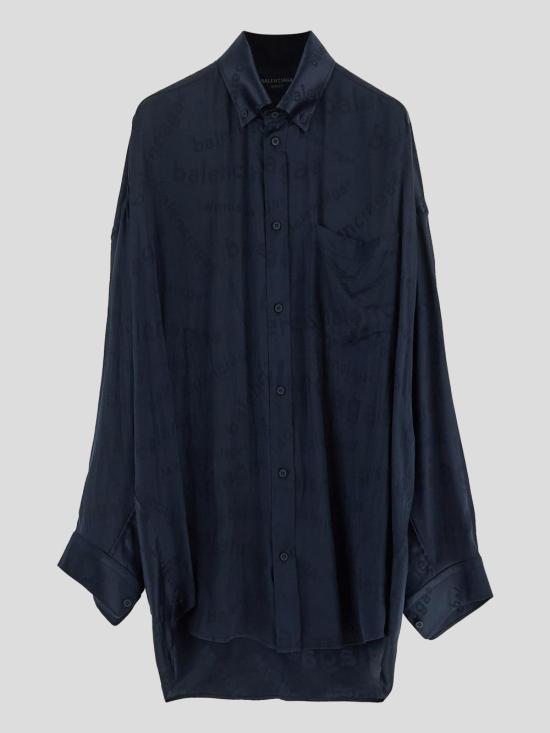 25SS 발렌시아가 블라우스 773300 TRN041083 Fadedblack