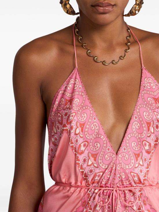 25SS 에트로 롱 원피스 WRPA0001 PINK - ETRO