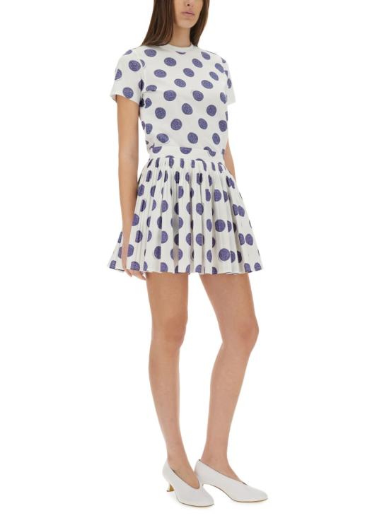 25SS 모스키노 숏 스커트 01130450 1002 WHITE - MOSCHINO