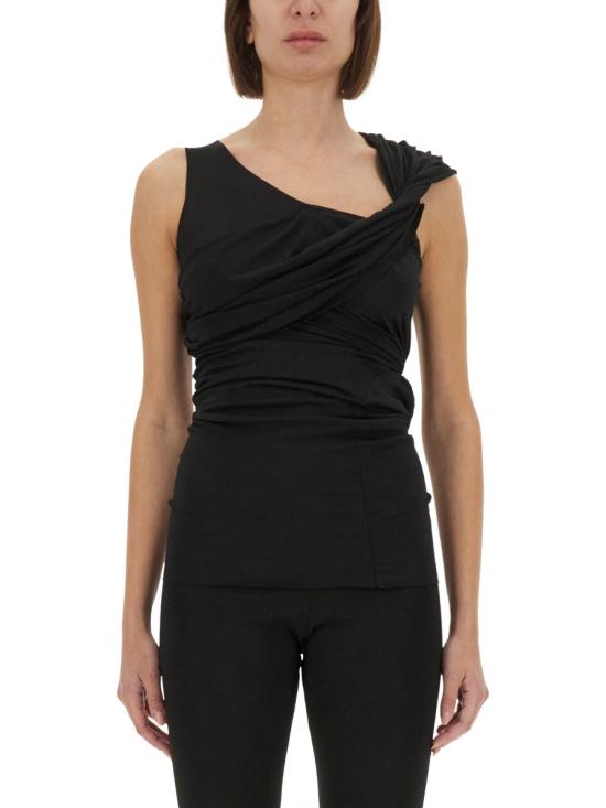 25SS 릭 오웬스 민소매 티셔츠 LI01E4108 CVI09 BLACK