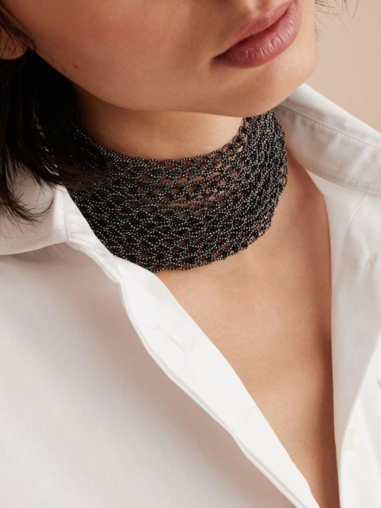 25SS 브루넬로 쿠치넬리 목걸이/팬던트 MCOW9G480 BLACK - BRUNELLO CUCINELLI