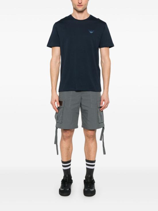 25SS 엠포리오 아르마니 반팔 티셔츠 EM000574AF12334UB102 BLUE - EMPORIO ARMANI