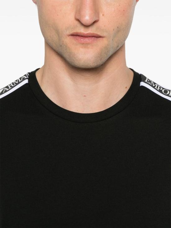 25SS 엠포리오 아르마니 반팔 티셔츠 EM000574AF12333UC001 BLACK - EMPORIO ARMANI