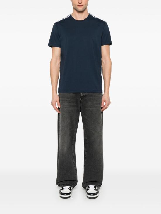 25SS 엠포리오 아르마니 반팔 티셔츠 EM000574AF12333UB102 BLUE - EMPORIO ARMANI