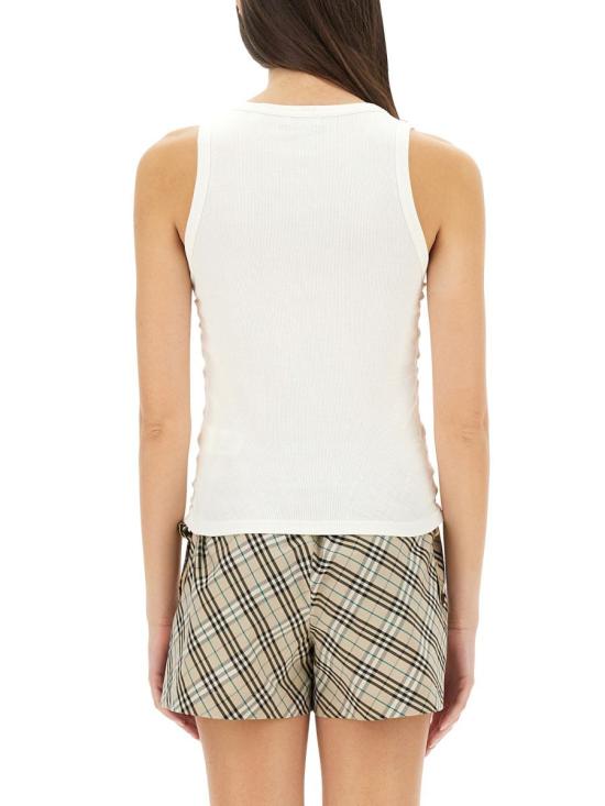 25SS 버버리 민소매 티셔츠 8109197 B8764 WHITE - BURBERRY