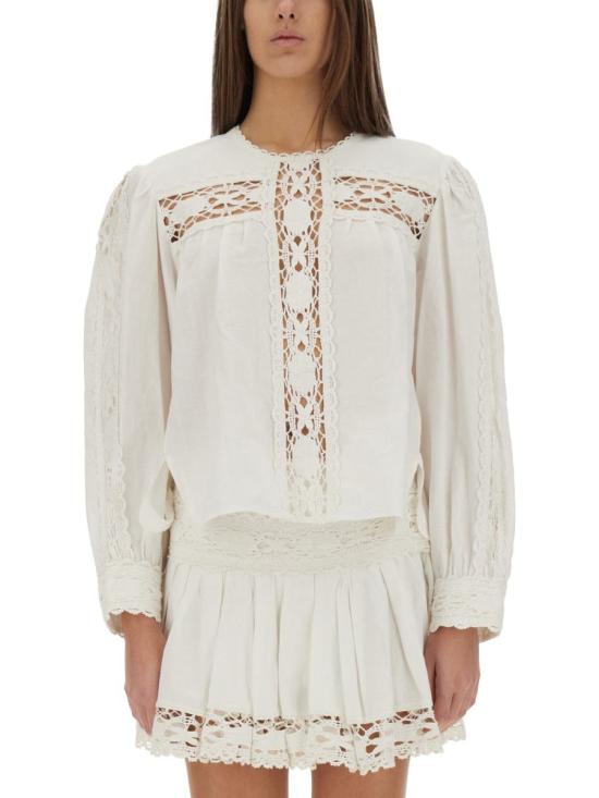 25SS 이자벨마랑에뚜왈 후드 티셔츠 HT0581FA C1J14E20WH WHITE