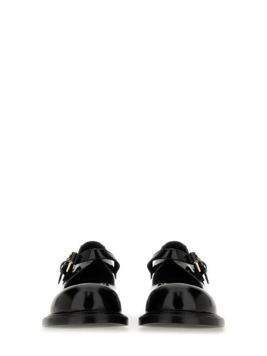 25SS 모스키노 플랫 슈즈 MA10704C1M MJ0000 Black - MOSCHINO