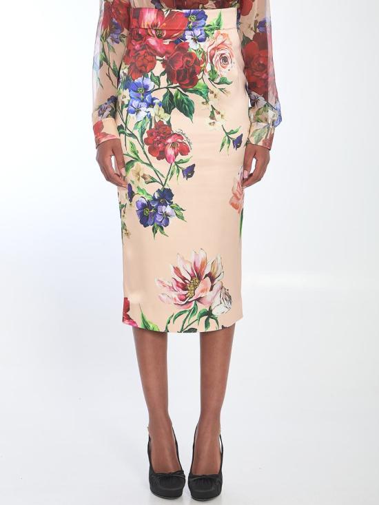 25SS 돌체앤가바나 미디 스커트 30916349 F4BCAT FSIB5 H25PR PINK