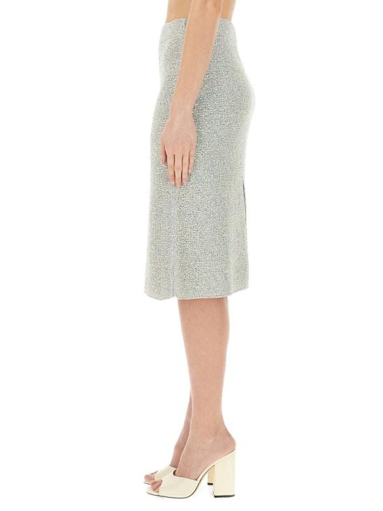 25SS 파비아나 필리피 미디 스커트 GND275F778 L366VR1 GREEN - FABIANA FILIPPI