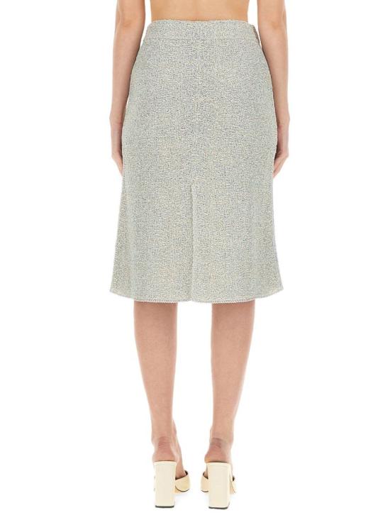 25SS 파비아나 필리피 미디 스커트 GND275F778 L366VR1 GREEN - FABIANA FILIPPI